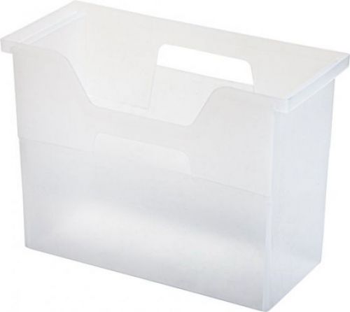 IRIS Medium Desktop File Box, 6 Pack, Clear