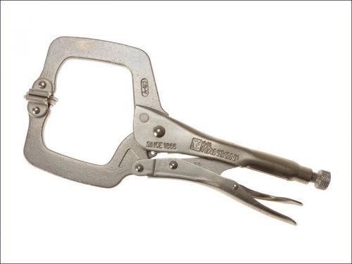C h hanson - manual locking c clamp 275mm (11in) swivel pads for sale