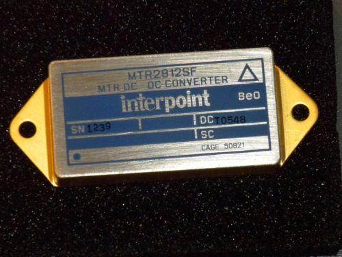 New interpoint dc to dc power supply # mtr2812sf - 28 volt input – 30 watt for sale