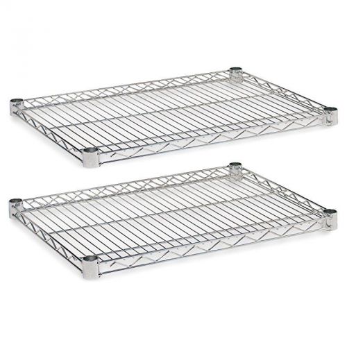 Alera Industrial Wire Shelving Extra Wire Shelves, 24 by 18-Inch, Silver