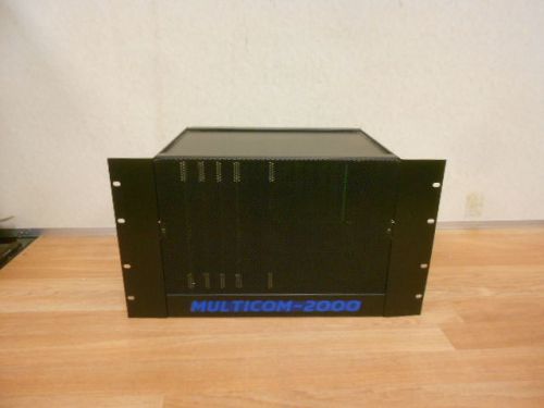 Multicom-2000 Card Cage Mc-Acb 94-5324-11 Loaded with More Cards Look Inside