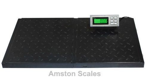 Amston scales amston scales 400 lb x 0.1 lb 38 x 20 inch platform digital heavy for sale