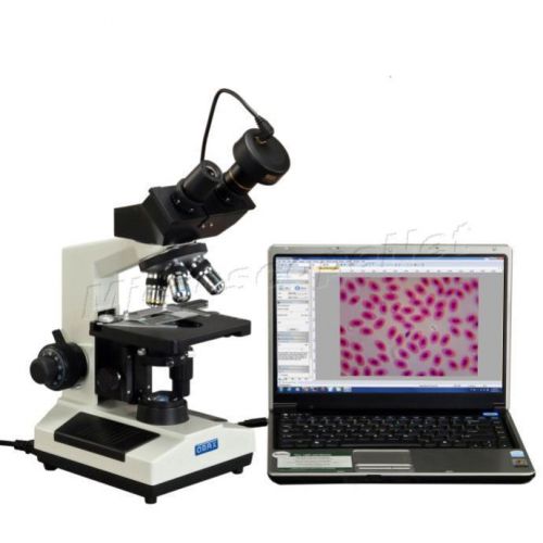 Omax 40x-2000x led binocular phase contrast compound microscope w 5mp camera for sale