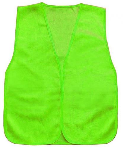 New General Purpose Flourescent Green Mesh Construction / Traffic Safety Vest