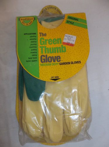 Ansell edmont green thumb gloves garden gloves with cotton lining, xl  #671-107 for sale