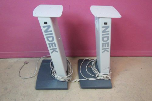 2 Nidex RT-5100 Refractor Control Panel Pedestal Stand Printer Relay Box Base