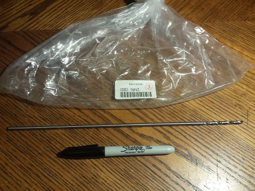 Cleveland extension drill bits,  aircraft, 3/16&#034;,  12&#034; long, hss,  qty 1 for sale