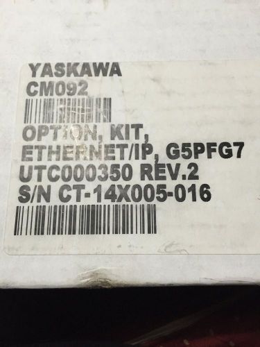 YASKAWA ELECTRIC CM092 ETHERNET/IP OPTION KIT  CM092 NEW SEALED