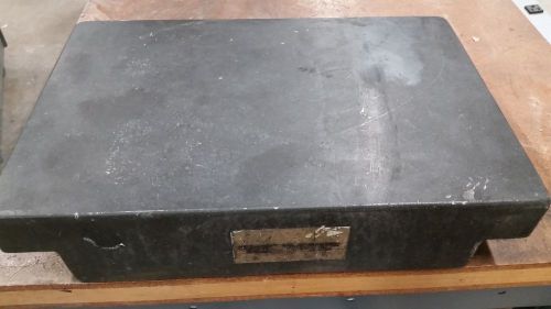 A. Ottavino 12&#034;x18&#034;x4&#034;  GRANITE SURFACE PLATE TWO 2 LEDGE 0.00004 and/or 0.00008