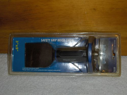 3&#034; X 3/4&#034; X 9&#034; Mint craft Brick Chisel w/safety grip + gloves or glasses