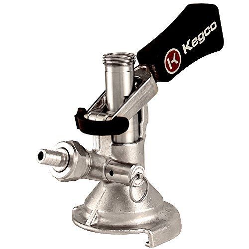 Kegco kc kt1104w-a beverage factory german slider system keg coupler, brass for sale