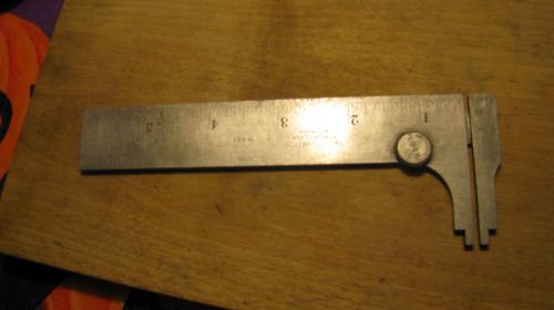 Starrett 6&#034; # 425  pocket caliper rule tool machinist toolmaker satin
