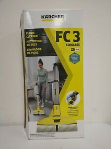 Karcher FC 3 FC3 Cordless Dual Tank Hard Floor Cleaner in Yellow FREE SHIPPING