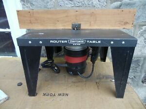 Sears Craftsman 315.174710 Router 8 Amp 1 1/2 Hp With Table 25168 USA Made