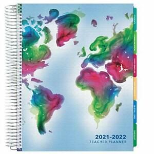 Deluxe 2021-2022 Dated Teacher Planner 8.5&#034;x11&#034; Includes 7 Periods Page Tabs ...