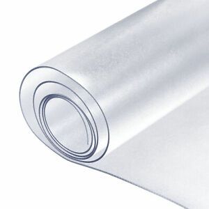 1.5mm Thick 16 inch x 36 inch Frosted PVC Sheet 400mm x 900mm Table Cover