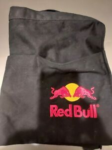 Red Bull Energy Drink Server Bartender Black Apron With Pockets Tie In Back