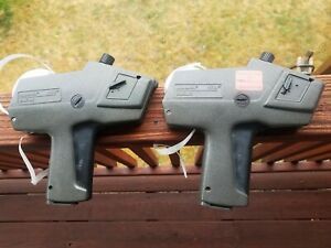 Quantity (2) USED Monarch PAXAR 1110-01 One Line Price Gun, MADE IN USA