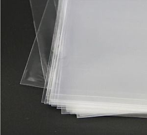 5-3/4&#034; x 7-1/2&#034; Crystal Clear, Protective Polypropylene Storage Bags, with Flap