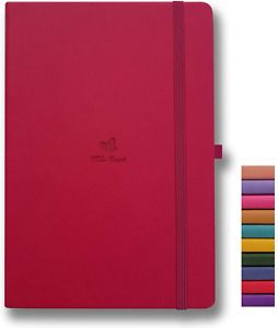 YRL Best Hardcover Notebook with Pen Loop, A5 Writing Journal, 5.7x8.3&#034;, College