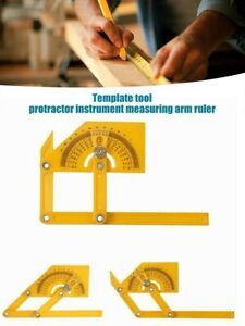 High Precise Protractor Angle Finder Woodworking Inner Outer Angle Measuring NEW