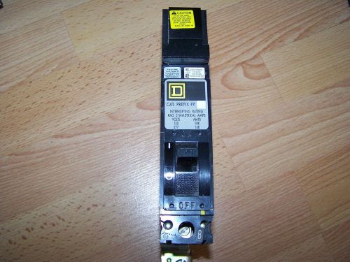 Square D I-Line 1 Single Pole 120/277 Volt Circuit Breaker Cat # FY14020B 20 Amp