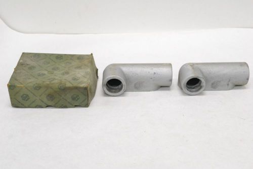 LOT 2 CROUSE HINDS LL47 LL47 CONDULET CONDUIT OUTLET BODY 1-1/4IN NPT B278764