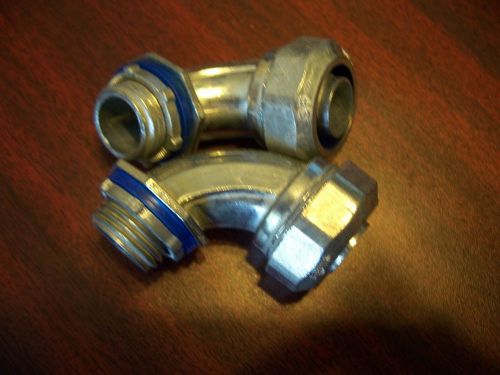 Sigma electric  1/2&#034;- 90 degree liquid-tight connector # 49470  new - 2 pieces for sale