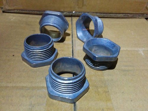 (5 pc) rigid conduit chase nipple 2&#034; electrical pipe fitting for sale