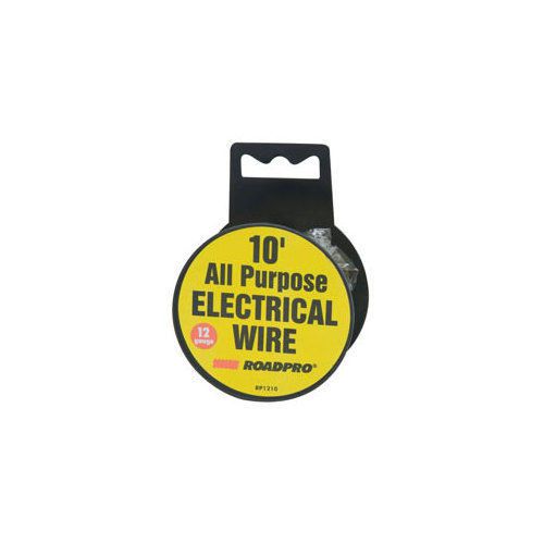 ROADPRO RP1210 12-Gauge 10&#039; All Purpose Electrical Wire - Yellow Spool