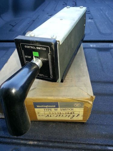 NEW WESTINGHOUSE TYPE W SWITCH  , NOS , STYLE 793A217G01 , 600V 20A