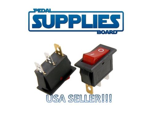 AC 250V 15A 20A Red Light illuminated ON/OFF 2 Position Rocker Switch 3 Pin KCD3