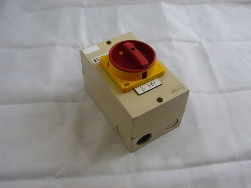 Sprecher + schuh la2-16-1754 rotary on/off switch w/ ip65 enclosure ***xlnt*** for sale