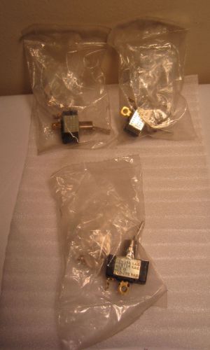 Lot Of 3 DANA On/Off Toggle Switches 10A 250VAC 20A 125VAC 3/4HP  NOS