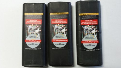 Batteries (3) for dci digitrak locators &amp; remotes all mark series, eclipse &amp; lt for sale