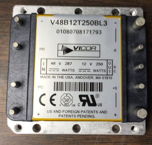 Vicor DC/DC Power Converter V48B12T250BL3 NEW