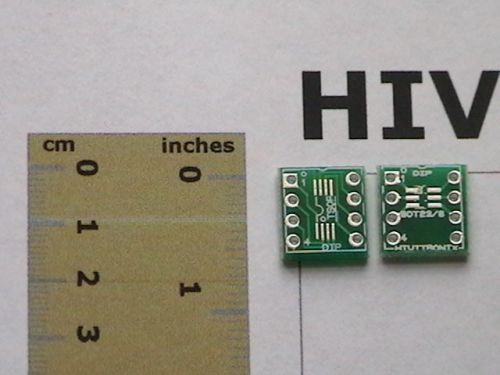 2 x SSOP TSSOP 8 SOT23-6 DIP8  Breakout Board IC Adapter Converter + Header Pin