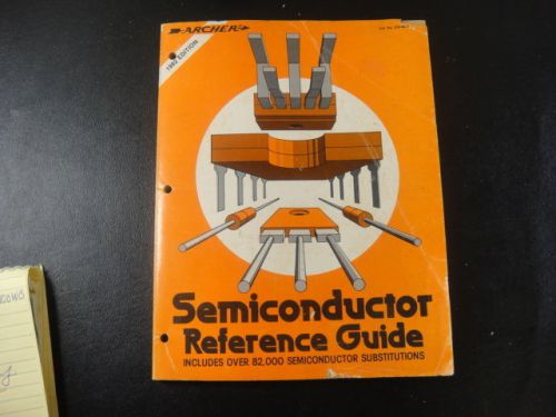 1982 archer semi conductor reference guide for sale
