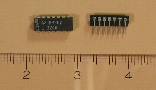 LP324 Micropower Quad Operational Amplifier, 3 pieces
