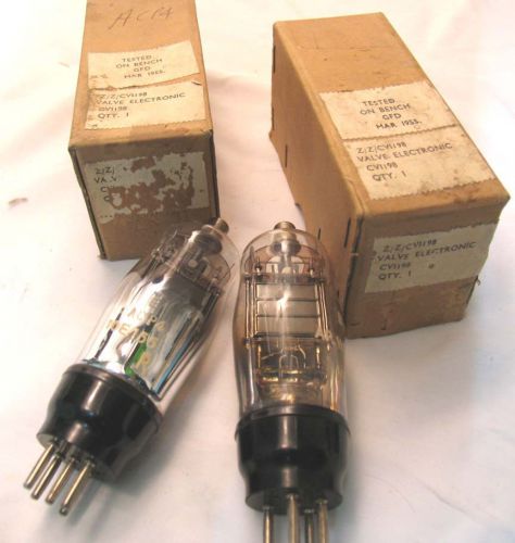 2  NOS tubes CV1198  NR94  ACP4  W2529 british military
