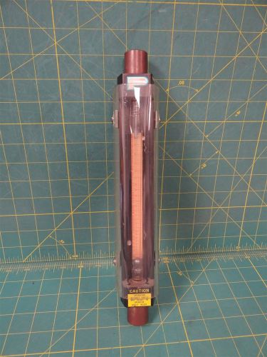 Fischer &amp; porter flowmeter w/ f&amp;p fp1/4-25-g-5/84 flowrator tube   (0 to 25) for sale
