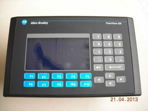 Allen Bradley 2711-B5A8L1/H FRN 4.46 PanelView 550 Mono/Touch/Key/DH+/RS-232-Pr