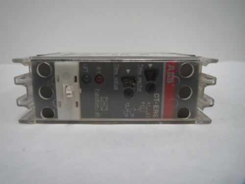 Abb ct-ers on delay time 0.05sec to 300h hour relay 240vac 24vdc control b203029 for sale