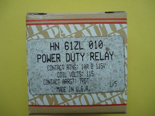 NEW Factory Authorized Replacement Part HN 61ZL 010  Power Duty Relay