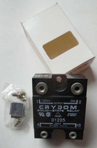 Crydom Solid State Relay D1225.  NEW.