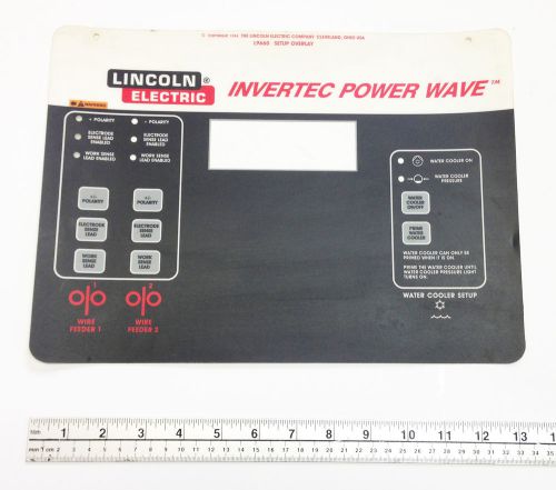 Lincoln Electric L9660 Invertec Power Wave Overlay for Welder Power Supply