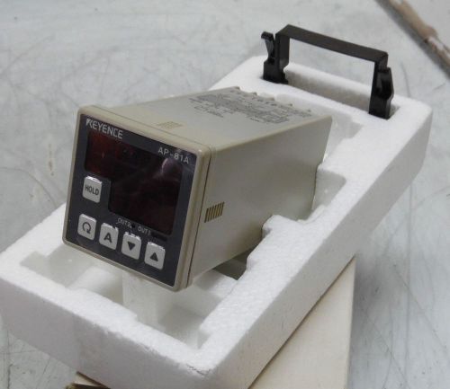 Keyence Pressure Sensor Transducer, Mod# AP-81A, USED, WARRANTY