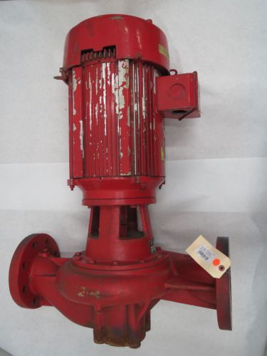 Bell&amp; gossett 80 circulator pump motor 4x4in 15hp 230/460v 1765rpm 3ph  b228728 for sale