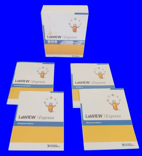 National Instruments Developer LabView 7 Express Manual Guide Books Only