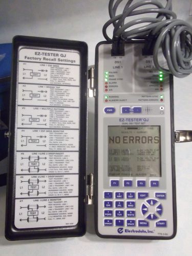 ELECTRODATA TTS3- QJ  COMMUNICATION TESTER T1/DS1 LINE TESTER